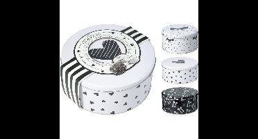 Voorraadblik set van 3 stuks