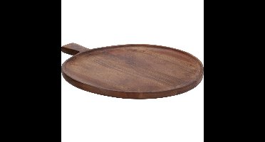 Snijplank acacia hout naturel Ø30cm