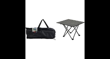 Campingtafel metaal zwart 56x40x46cm