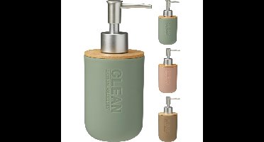 Zeepdispenser 300ml kunststof pastel