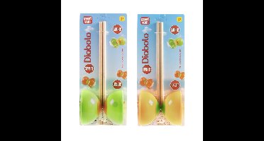 Diabolo spel hout/kunststof 30cm