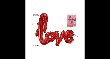 Love tekst ballon 59x40 cm