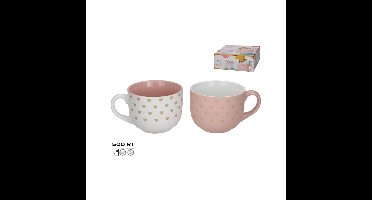 Mok love jumbo 500ml 2 assorti