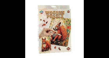 Moxy Houten puzzel squirrel unieke vorm