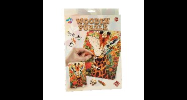 Moxy Houten puzzel giraffe unieke vormen