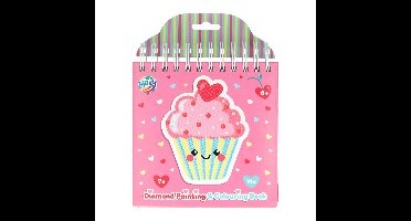 Diamond painting & kleur boek, 16x16cm