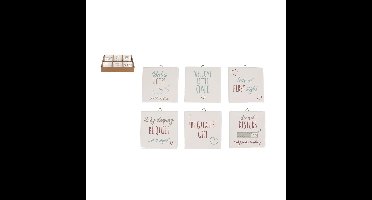 Tegeltje Baby met tekst 10x10x0,7cm