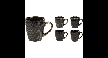 Beker aardewerk 200ml 4ass doos a 12st