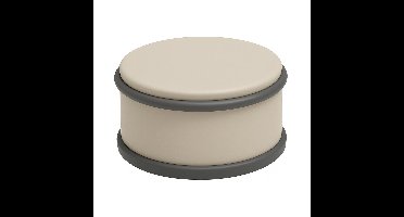 Deurstopper lichtgrijs Ø11x5,3cm