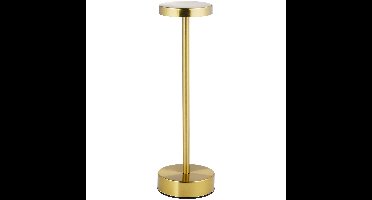 Grundig Tafellamp goud plat USB-C 32x8cm