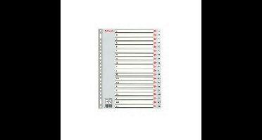 Tabbladen A4 23R esselte kunststof A-Z