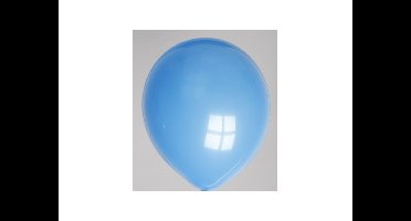 Globos ballonnen rond nr10 blauw a 100st