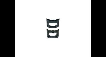 BK zwart zijgreep 1-gats karaat 16