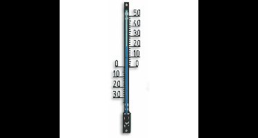 TFA muurthermometer zwart 16cm