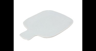 Serveerbordje wit 18.5x12.5x1.8cm