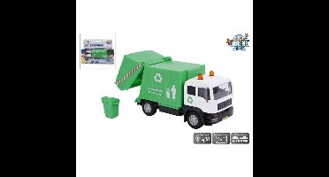 Die Cast pull back vuilniswagen