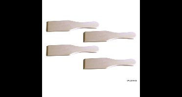 Gourmetspatels hout 14,5cm set a 4