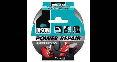 Bison Powerrepair tape grijs 25mx4.8cm