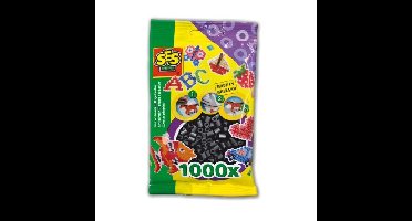 Ses Strijkkralen Zwart 1000stuks