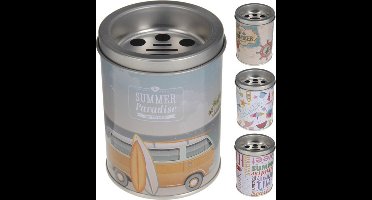 Asbak metaal 7,5x10cm