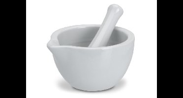 VIJZEL 10X6CM WIT PORSELEIN