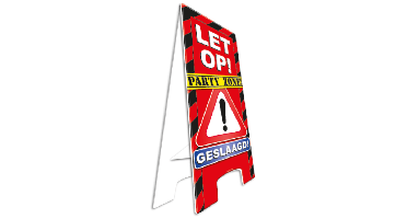 Paperdreams Warning Sign nr.18- Geslaagd