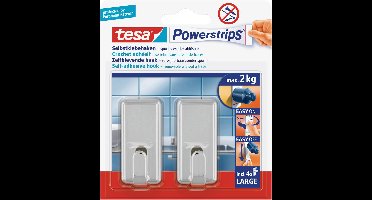 Tesa plakhaakjes met powerstrips L chro