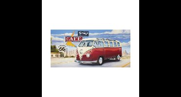 Schilderij VW Tommy's cafe 40x80cm