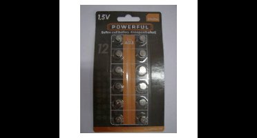 Batterijen knoopcel AG3/LR41 12 stuks