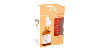 SVR Pakket Ampoule C + Sun Secure Blur Promo 20ml + 15ml