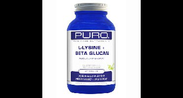 Puro L-Lysine + Beta Glucan Lipblaasjes 30Capsules