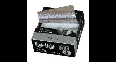 Sibel Accessoire Alufoil Embossed Sheets 14µ Silver 27cmx12cm 300Stuks