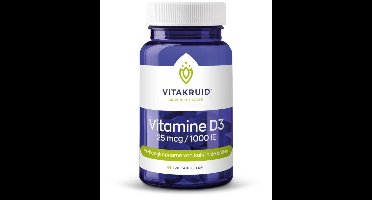Vitakruid Vitamine D3 25mcg Botten 120Tabletten