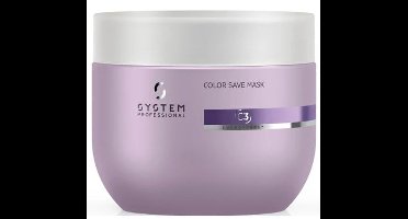 System Professional Masker Color Save Mask 400ml | Voor Gekleurd Haar