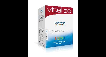 Vitalize ExtrOmega Kindervisolie Bubblegum Smaak 3+ 180Capsules