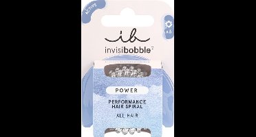 Invisibobble Accessoire Power The Strong Grip Hair Ring Crystal Clear 3Stuks
