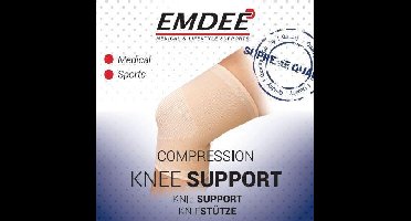 Emdee Elastische Support Bandages Knee Support Bandage Maat S Art.57600 1Stuks