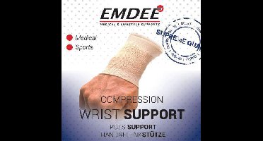 Emdee Elastische Support Bandages Wrist Support Bandage Maat S Art.57640 1Stuks