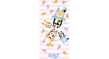 Bluey Ice Cream Strandlaken 70 x 140 cm - polyester