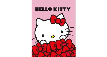 Hello Kitty fleece plaid 130 x 160 cm - polyester