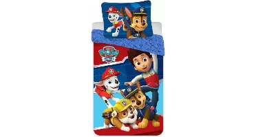 PAW Patrol Dekbedovertrek friends 140 x 200 cm - 70 x 90 cm - Polyester