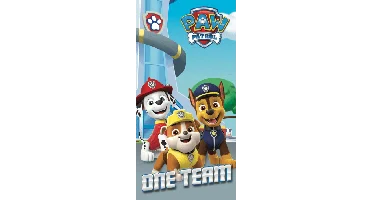 Paw Patrol strandlaken One Team 70 x 140 cm