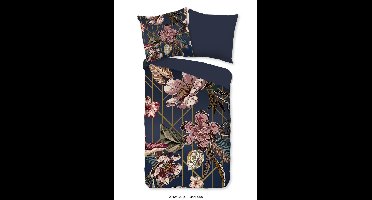 Pure Dekbedovertrek "" - Blauw - (135x200 cm) - Microfiber