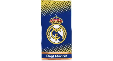 Real Madrid Crown strandlaken 70 x 140 cm - polyester