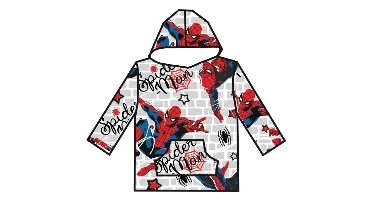Spiderman hoodie poncho maat XS - L - polyester