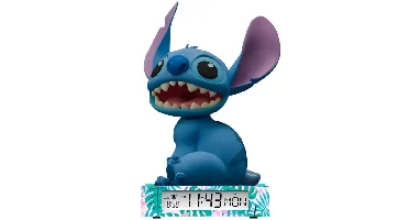 Stitch digitale wekkerlamp 24 x 13 cm