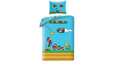 Mario Dekbedovertrek - katoen - 140 x 200 cm 70 x 90 cm