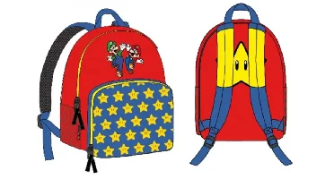 Super Mario schooltas 28x23x10cm