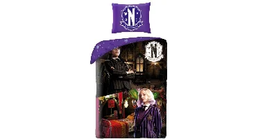 Wednesday Dekbedovertrek 140 x 200 cm (70 x 90 cm) polyester