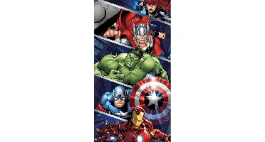 Marvel badhanddoek 70 x 140 cm - polyester